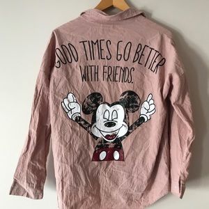 Buttoned Up Top with Mickey back
